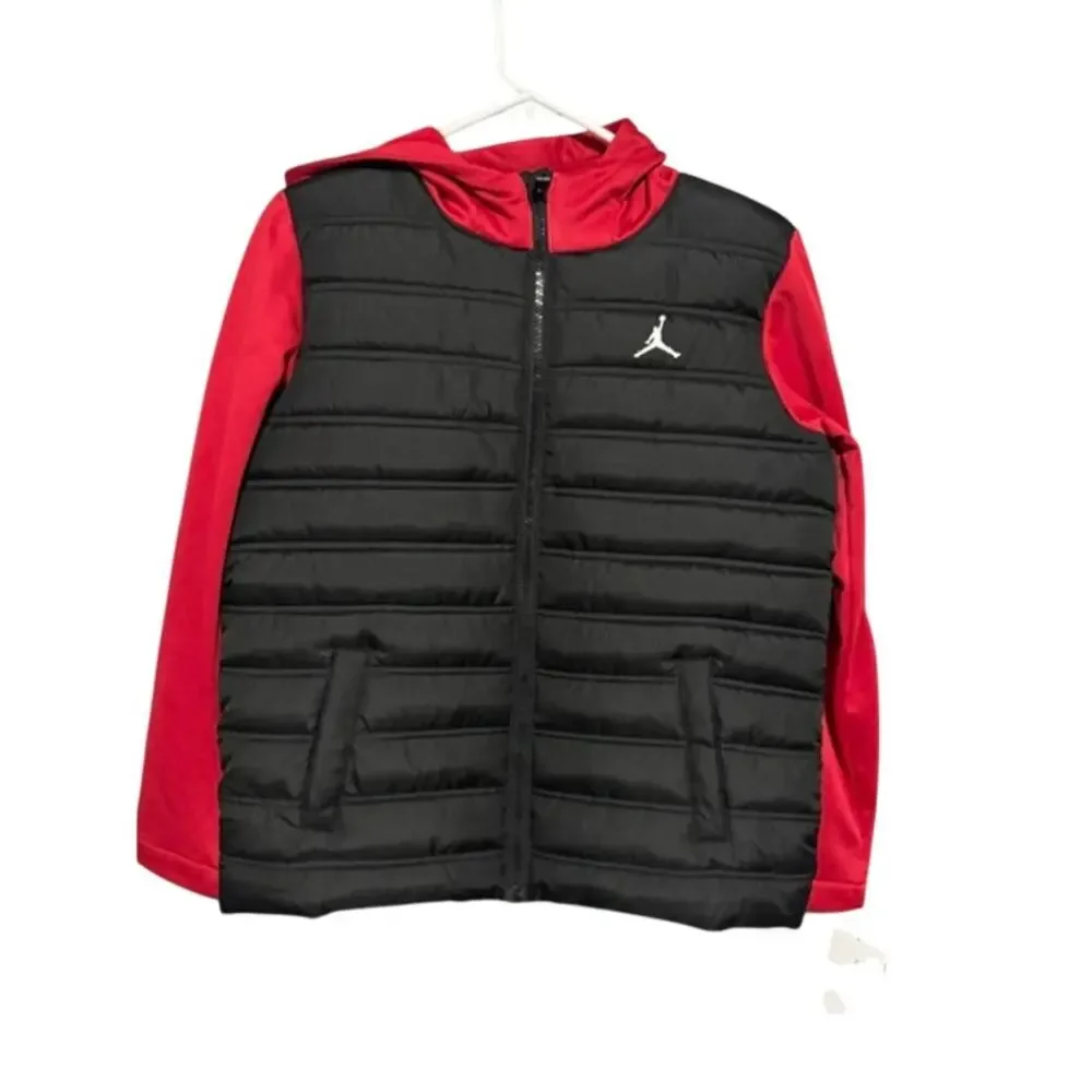 JordanBrand Boys Puffer Vest Jacket Youth Size L 11-13 old